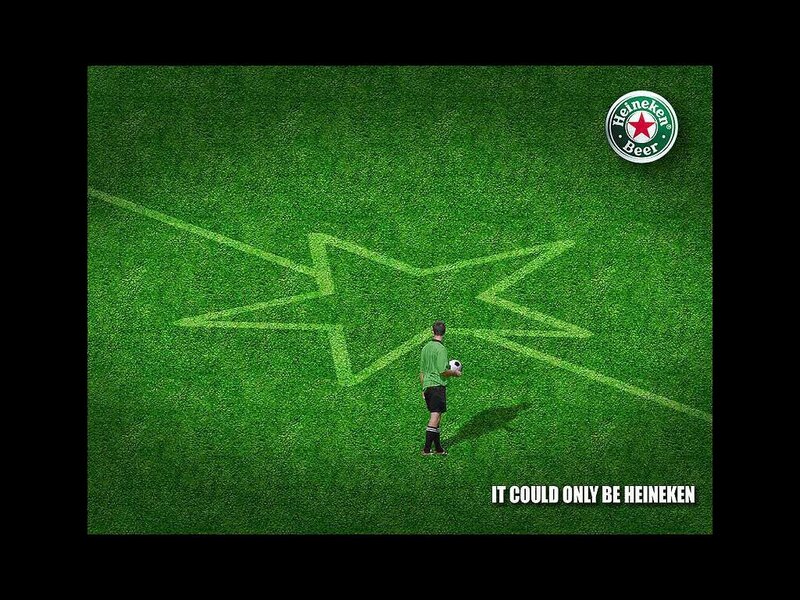 Heineken star field ad