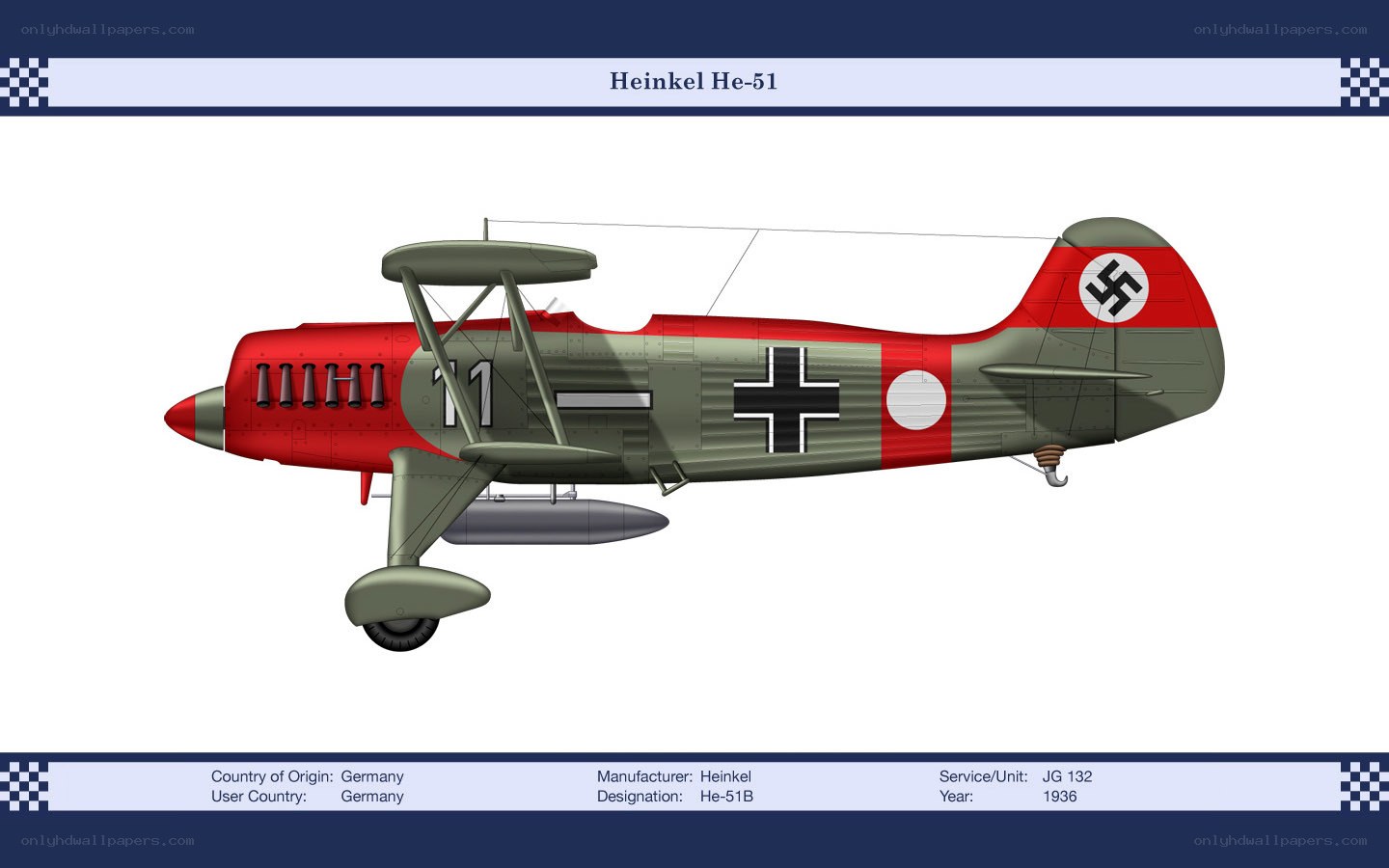 Heinkel He-51 aircraft
