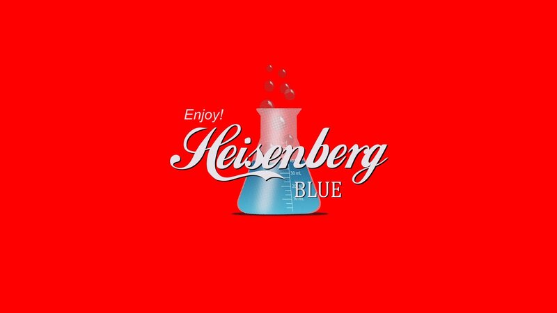 Heisenberg Blue Logo — Red