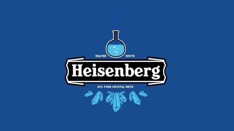 Heisenberg Logo — Blue, Serious