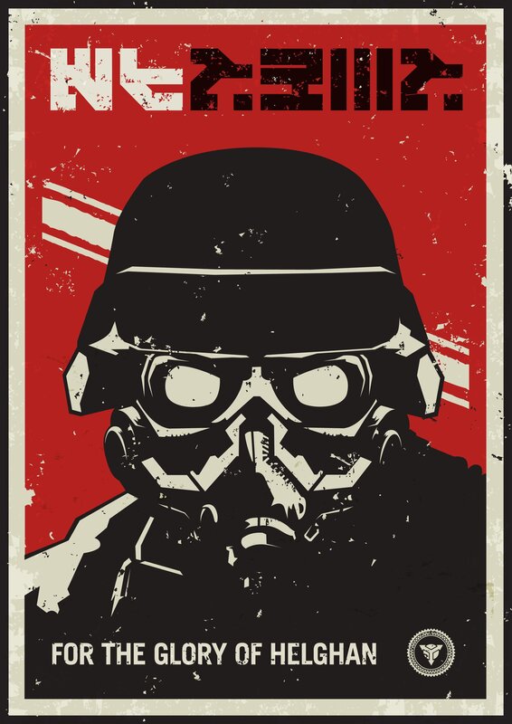 Helghan military propaganda poster