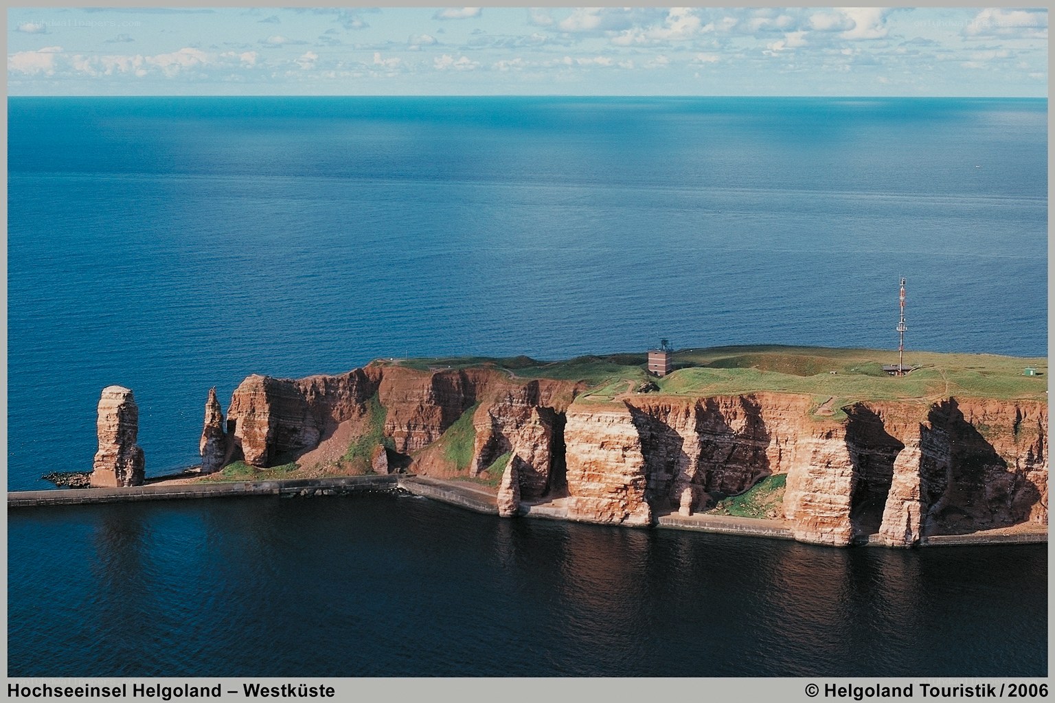 Helgoland's West Coast Cliffs