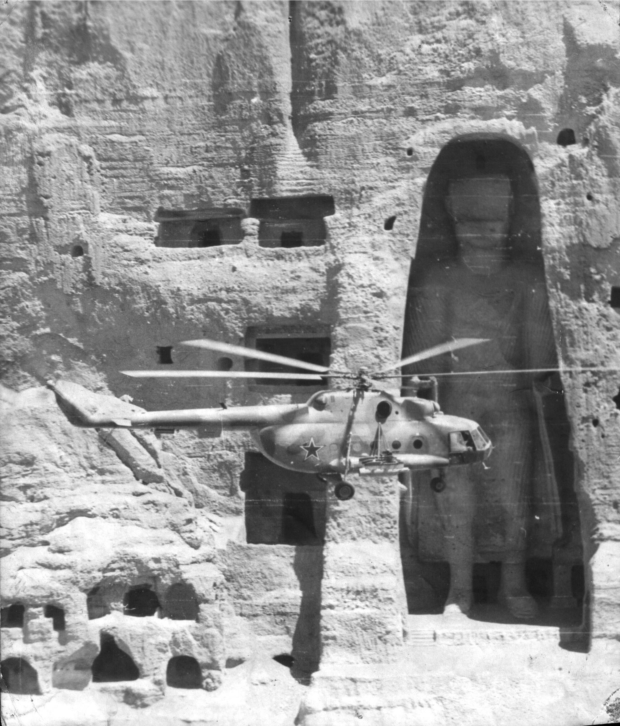 Helicopter at Abu Simbel
