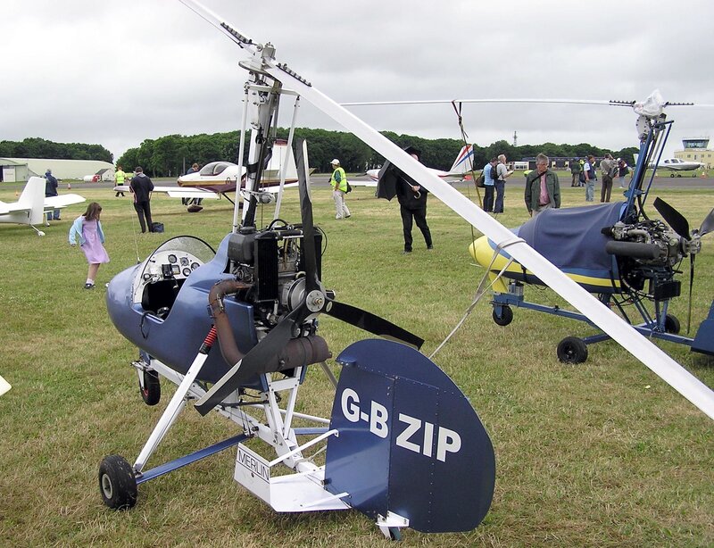Helicopter at airfield event