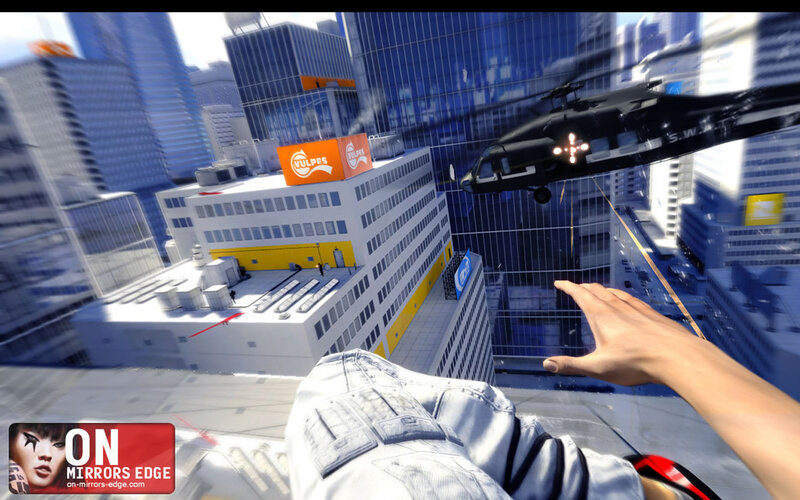 helicopter chase in city