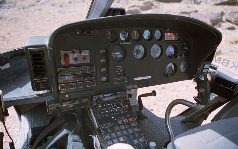 Helicopter Cockpit — Black