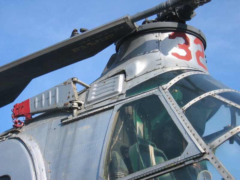 helicopter cockpit close-up