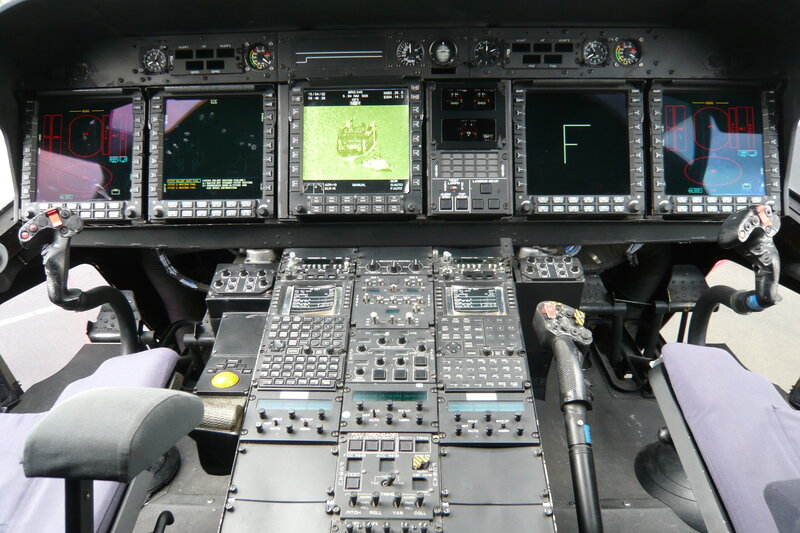 helicopter cockpit interior