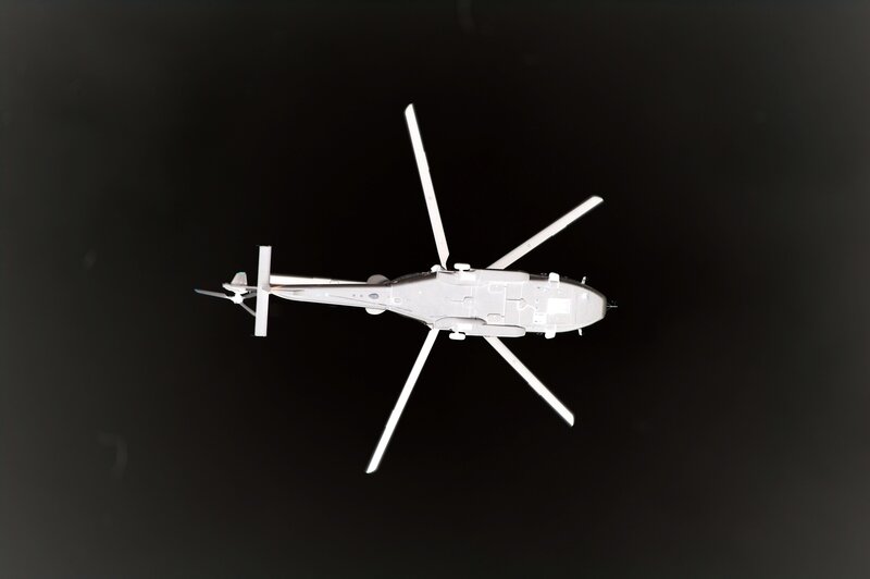 helicopter from above