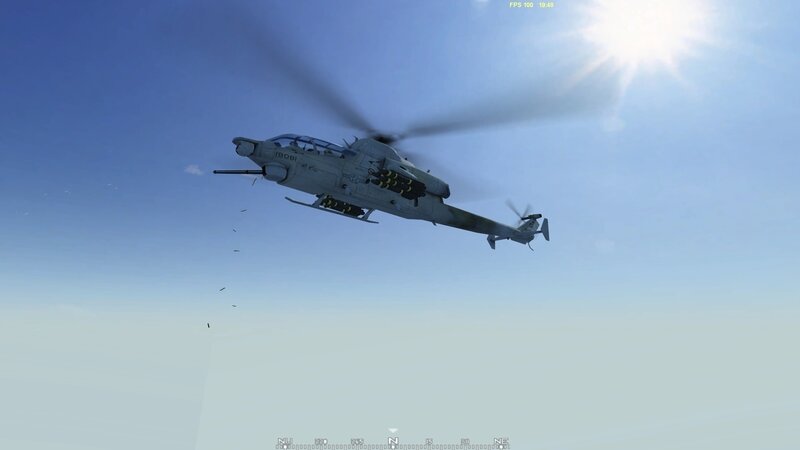 helicopter in flight