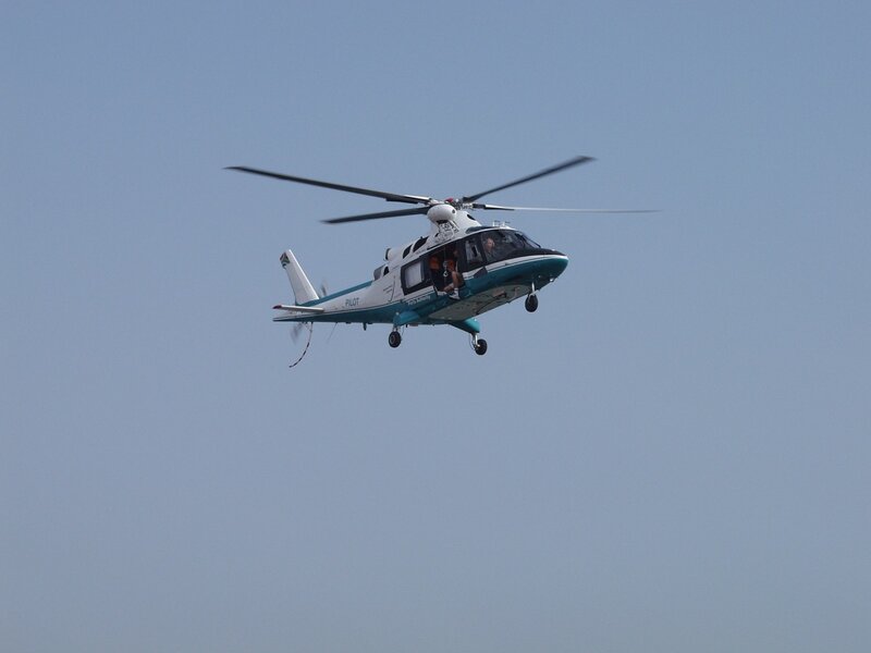helicopter in flight