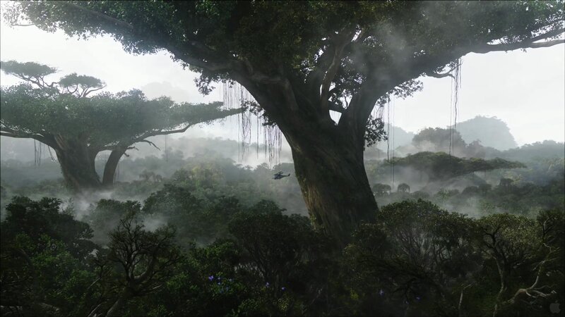 Helicopter in Jungle — Green, Mysterious