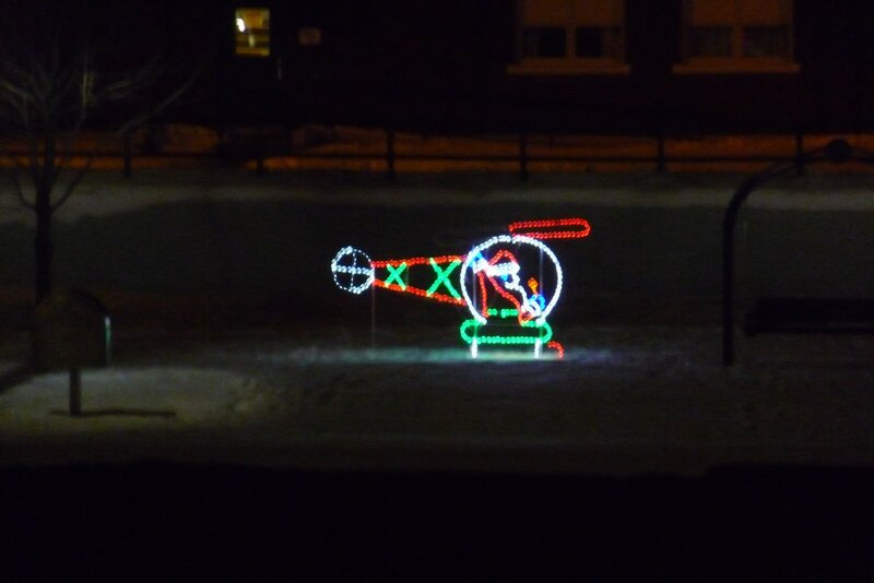 Helicopter Light Display