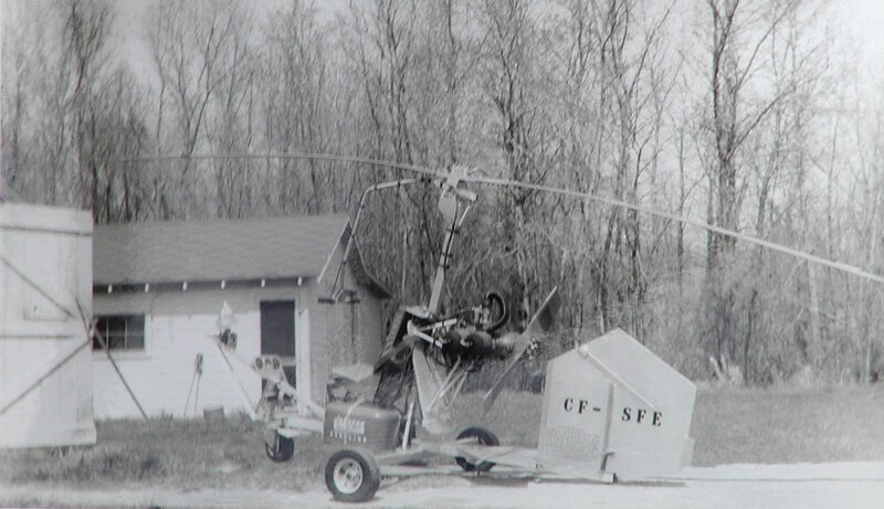 helicopter on a trailer