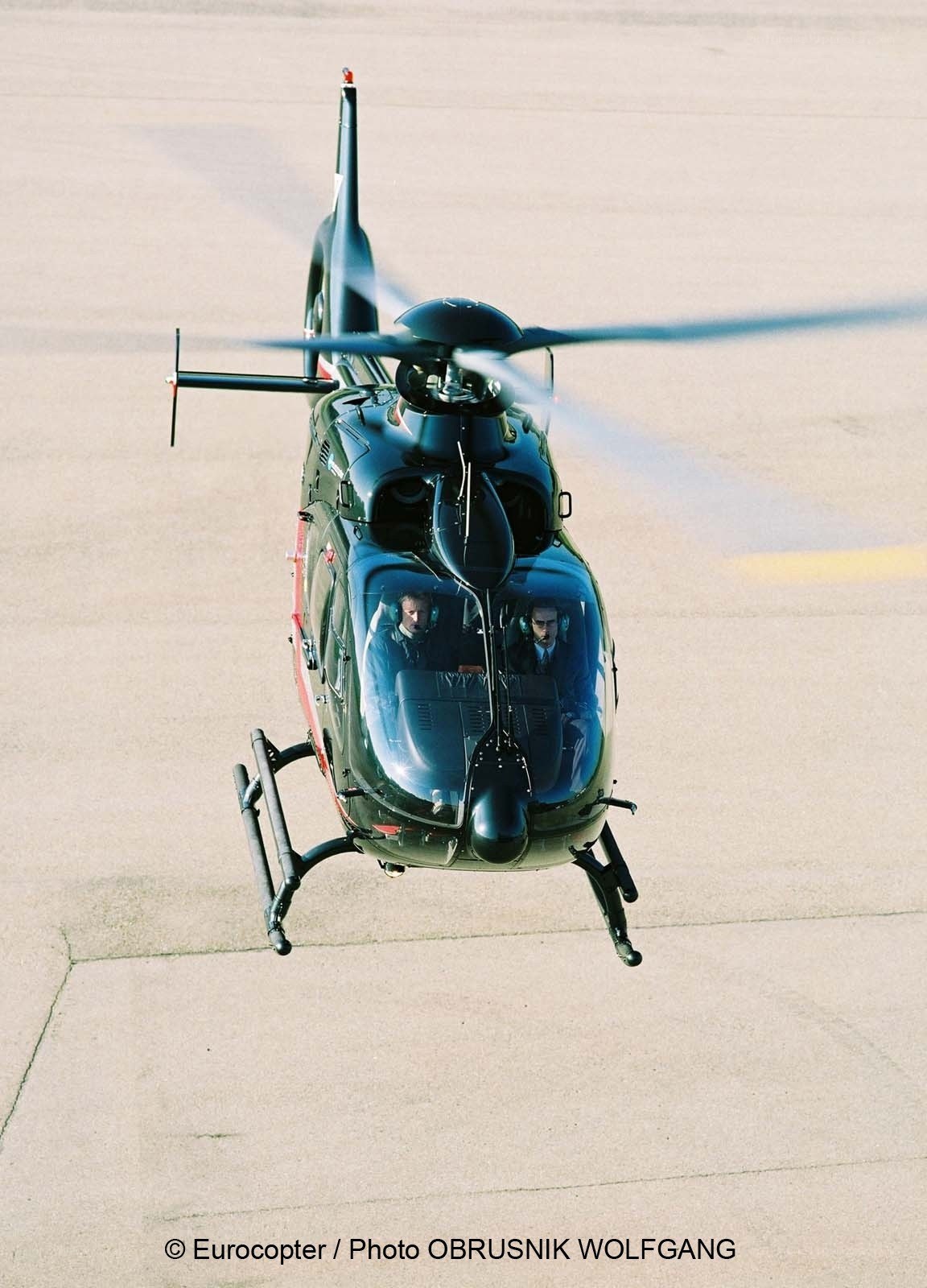 Helicopter on tarmac