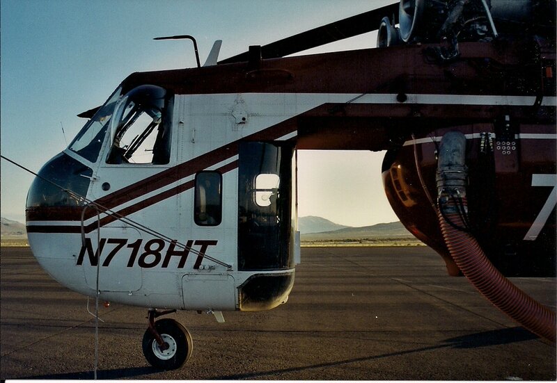 Helicopter on Tarmac — White