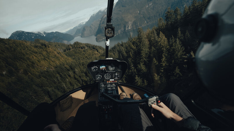 Helicopter Pilot View