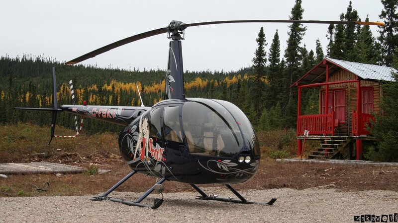 Helicopter with Betty Boop Design