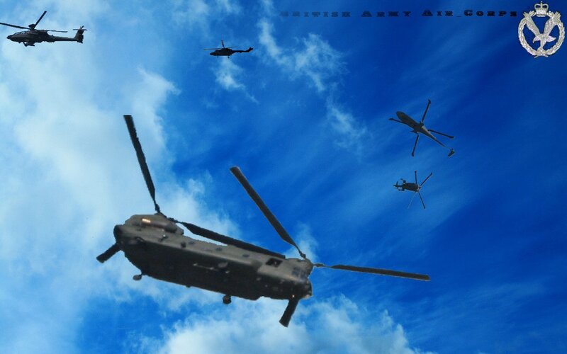 Helicopters in formation
