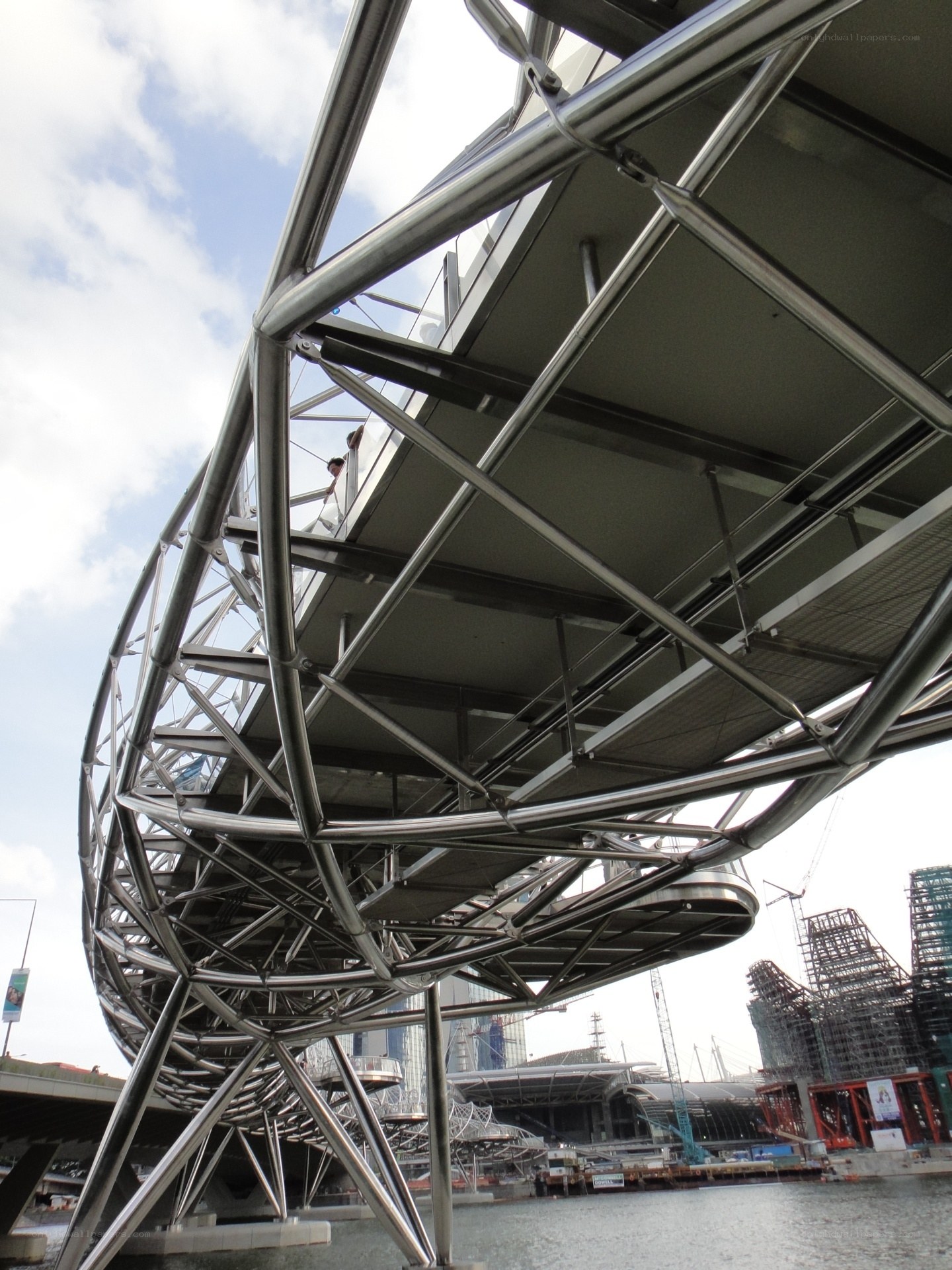 Helix Bridge in Singapore