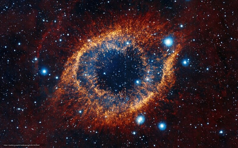 Helix Nebula — Blue, Cosmic