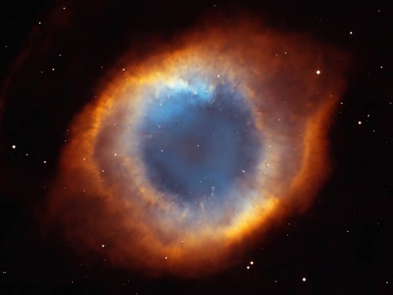 Helix Nebula — Blue