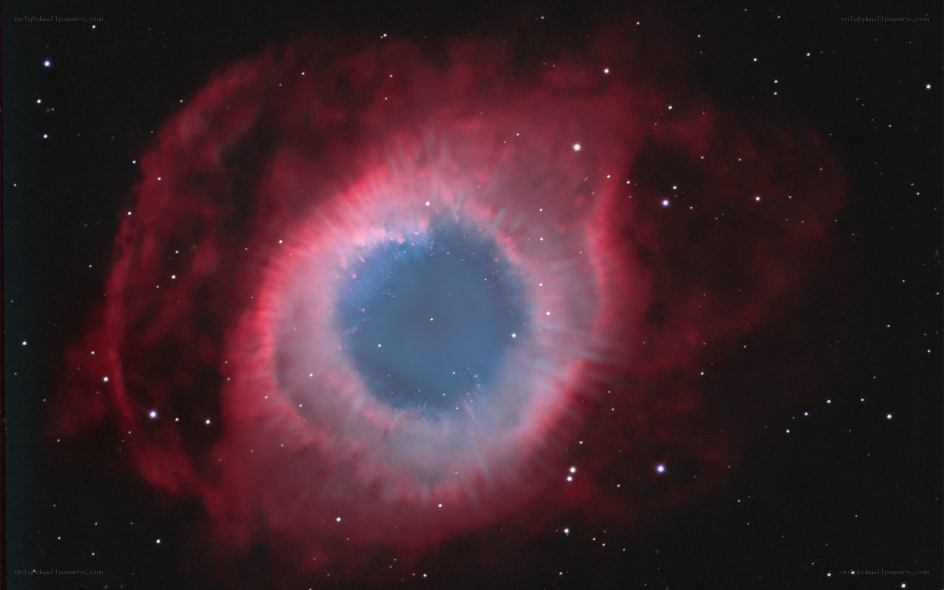 Helix Nebula in space