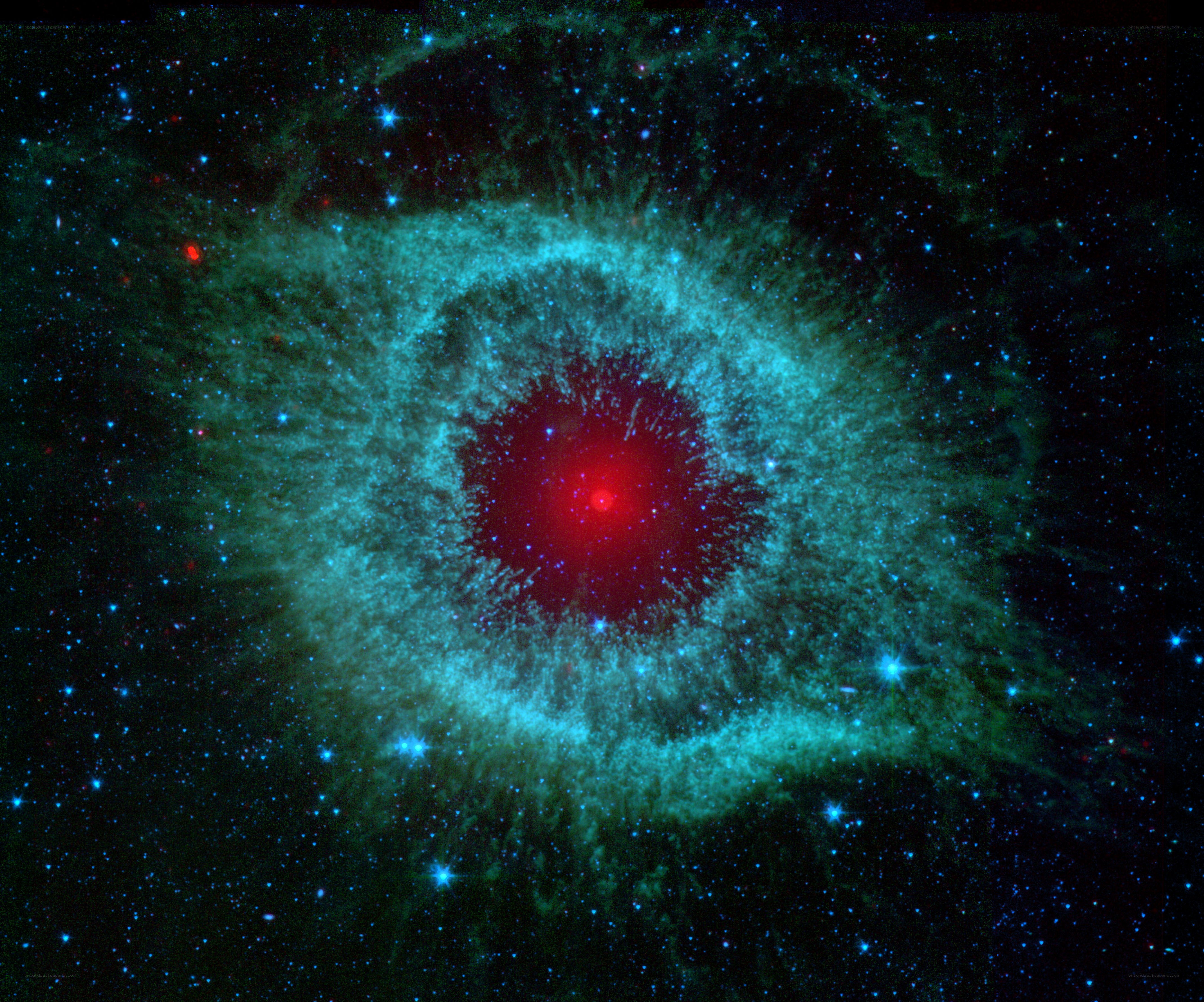 Helix Nebula in space