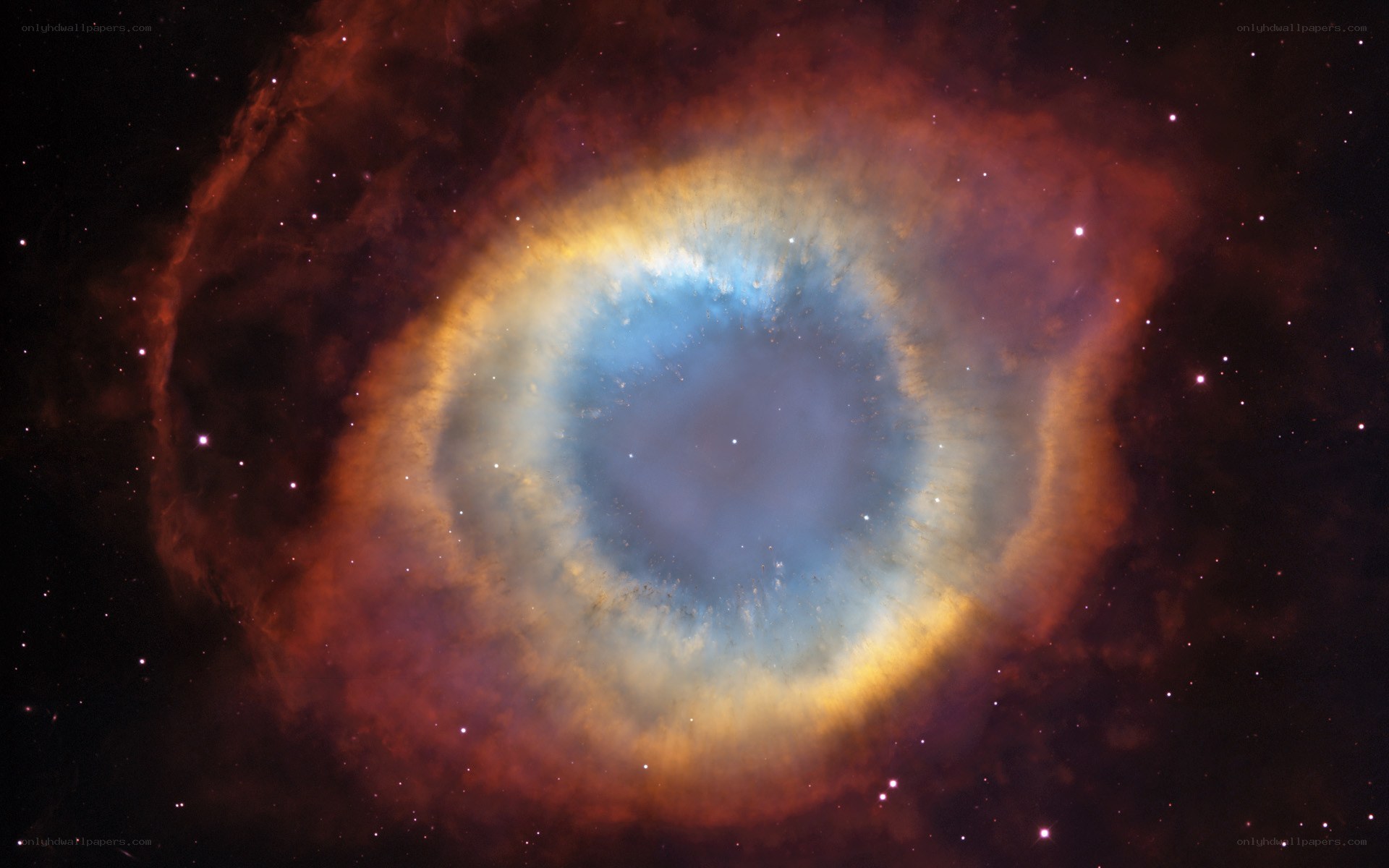 Helix Nebula in space