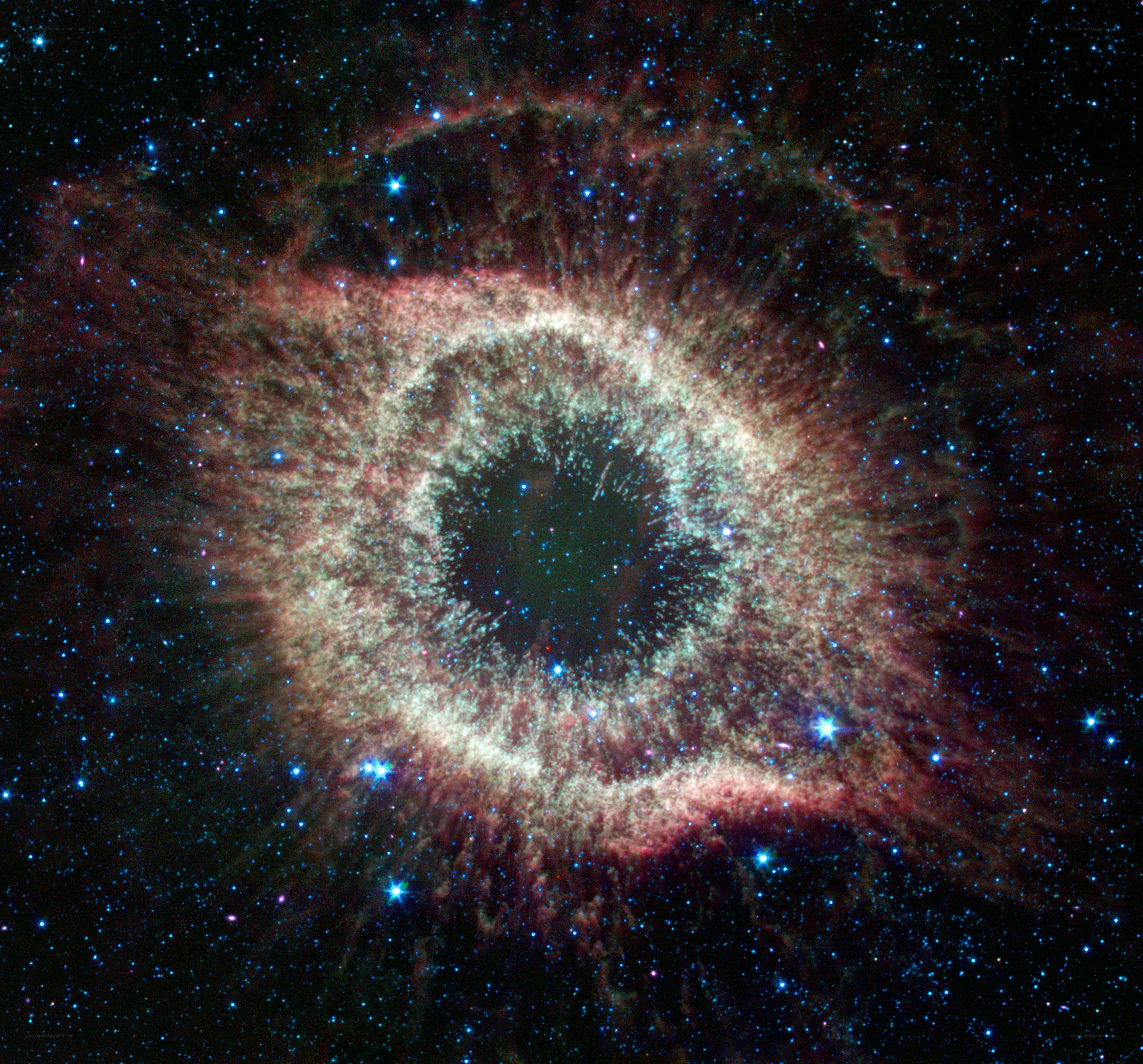 Helix Nebula in space
