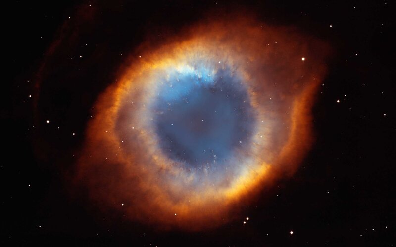 Helix Nebula in space