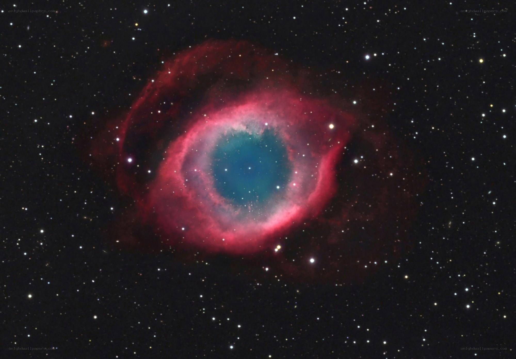 Helix Nebula in space