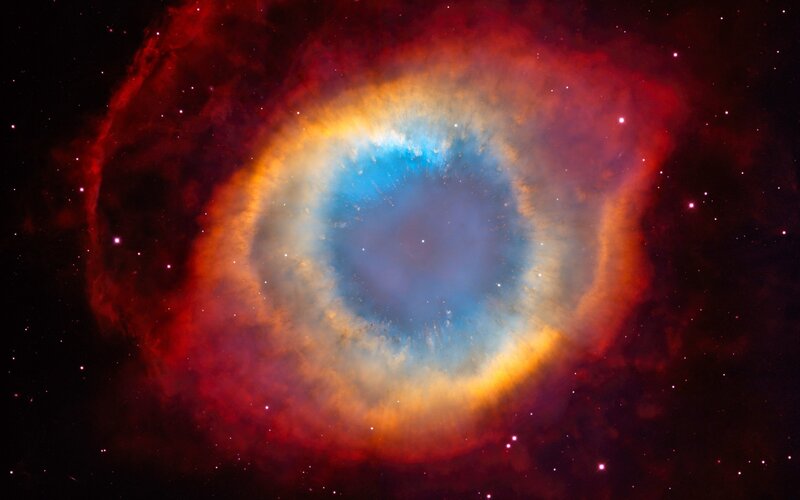 Helix Nebula in space