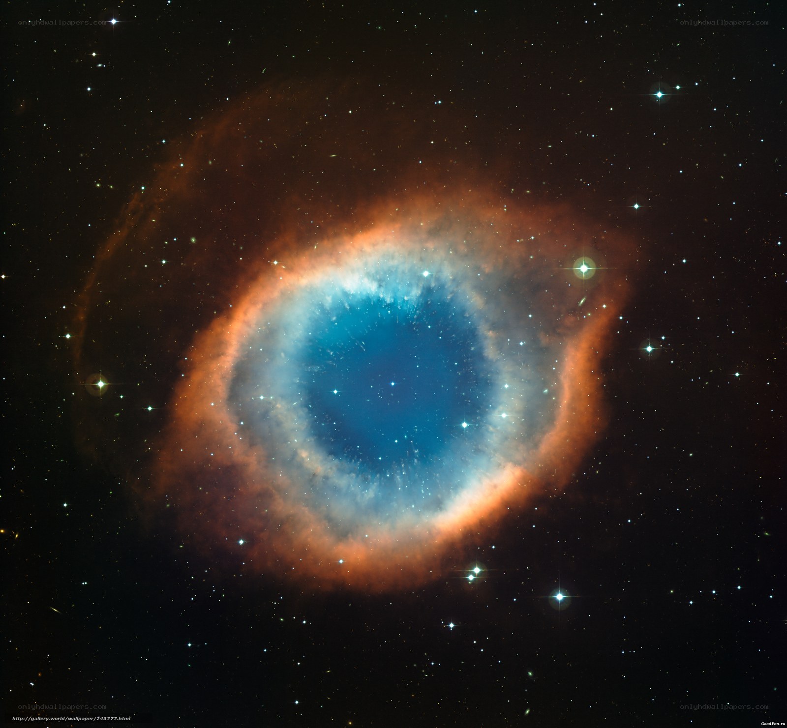 Helix Nebula in space