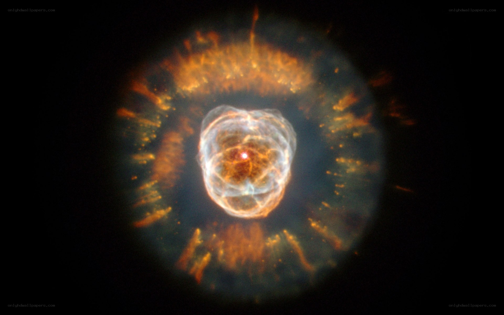Helix Nebula in space