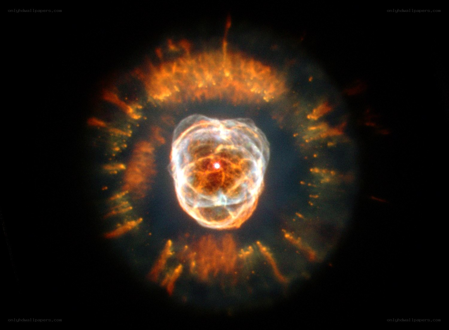 Helix Nebula in space