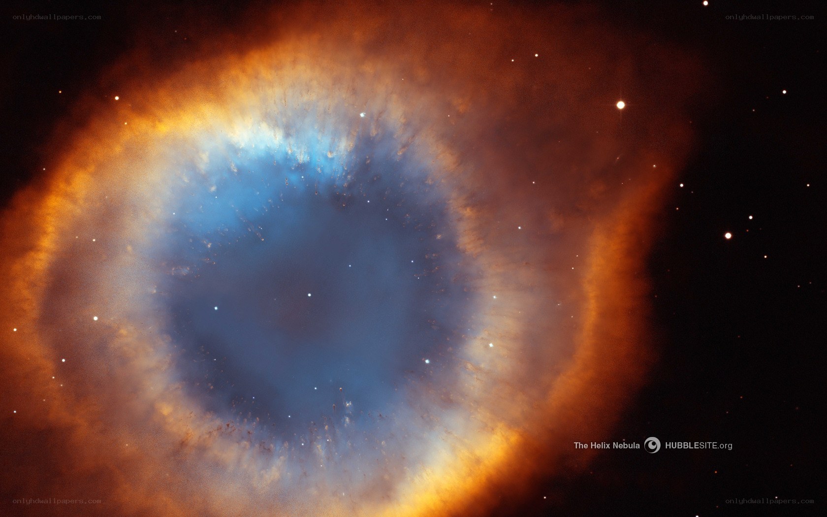 Helix Nebula in space