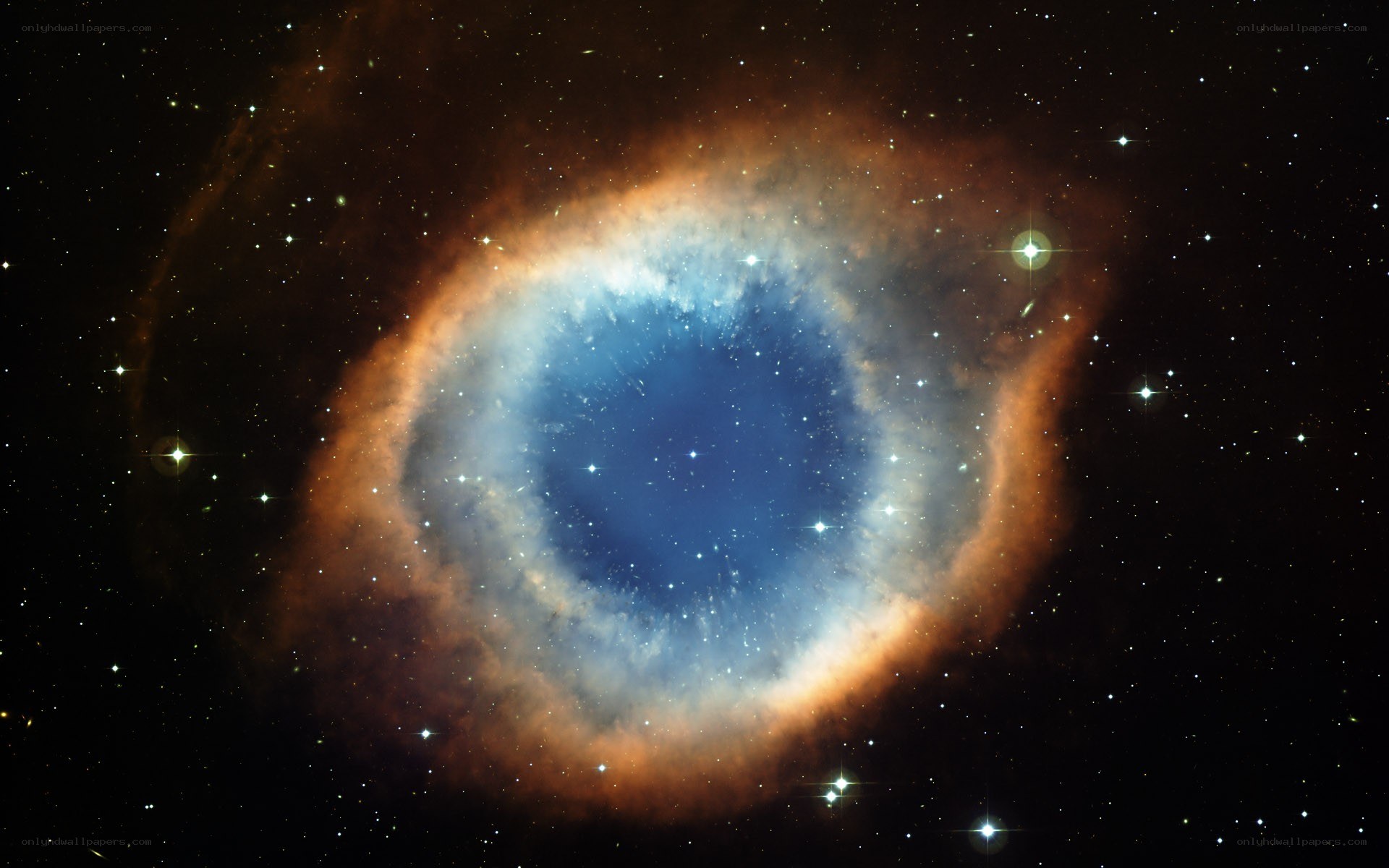 Helix Nebula in space