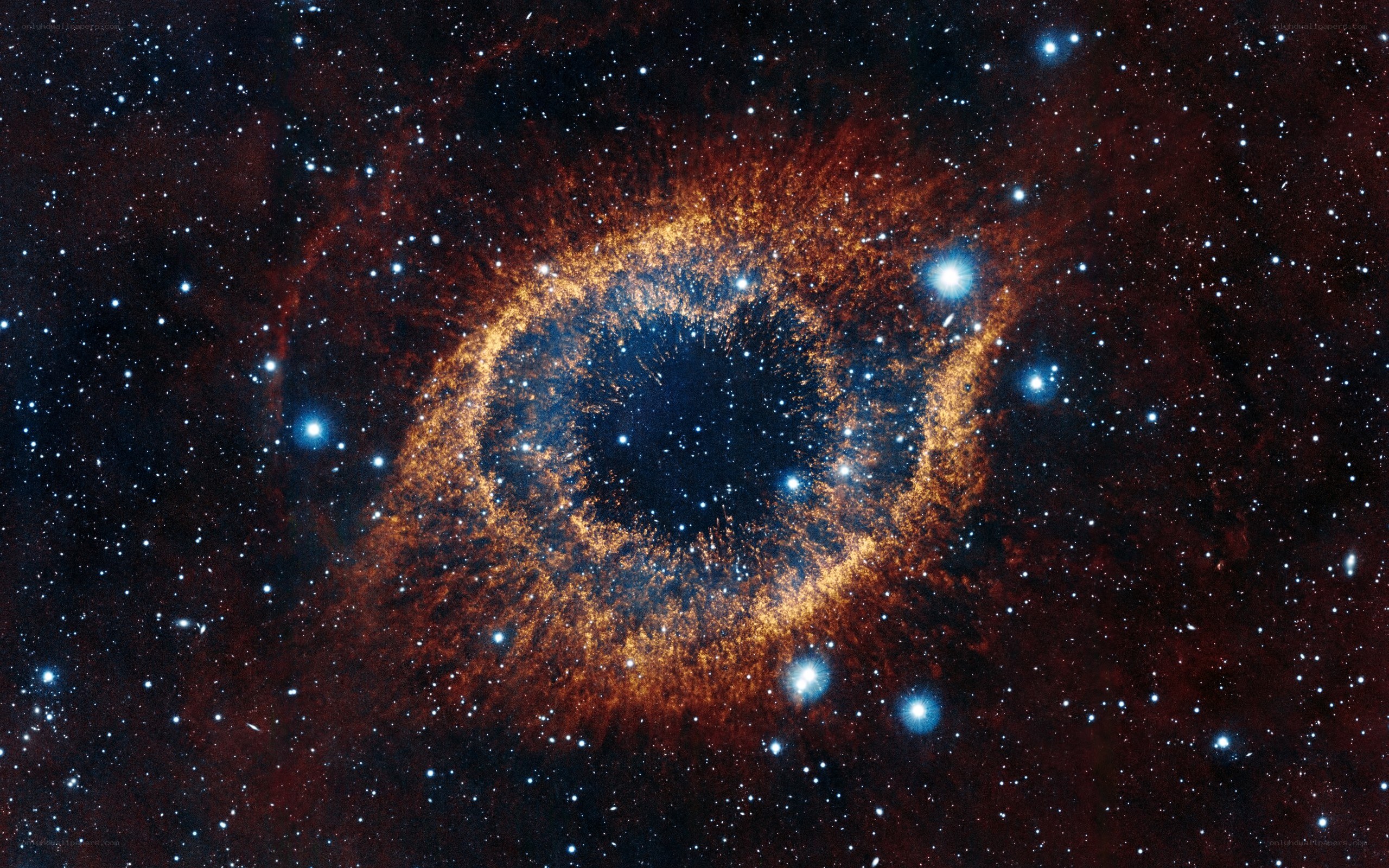 Helix Nebula in space