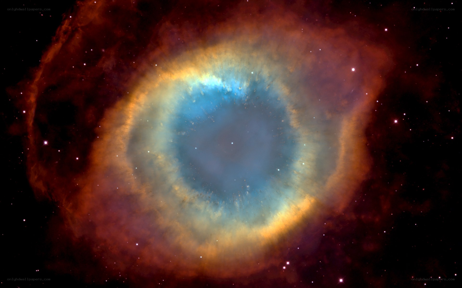 Helix Nebula in space