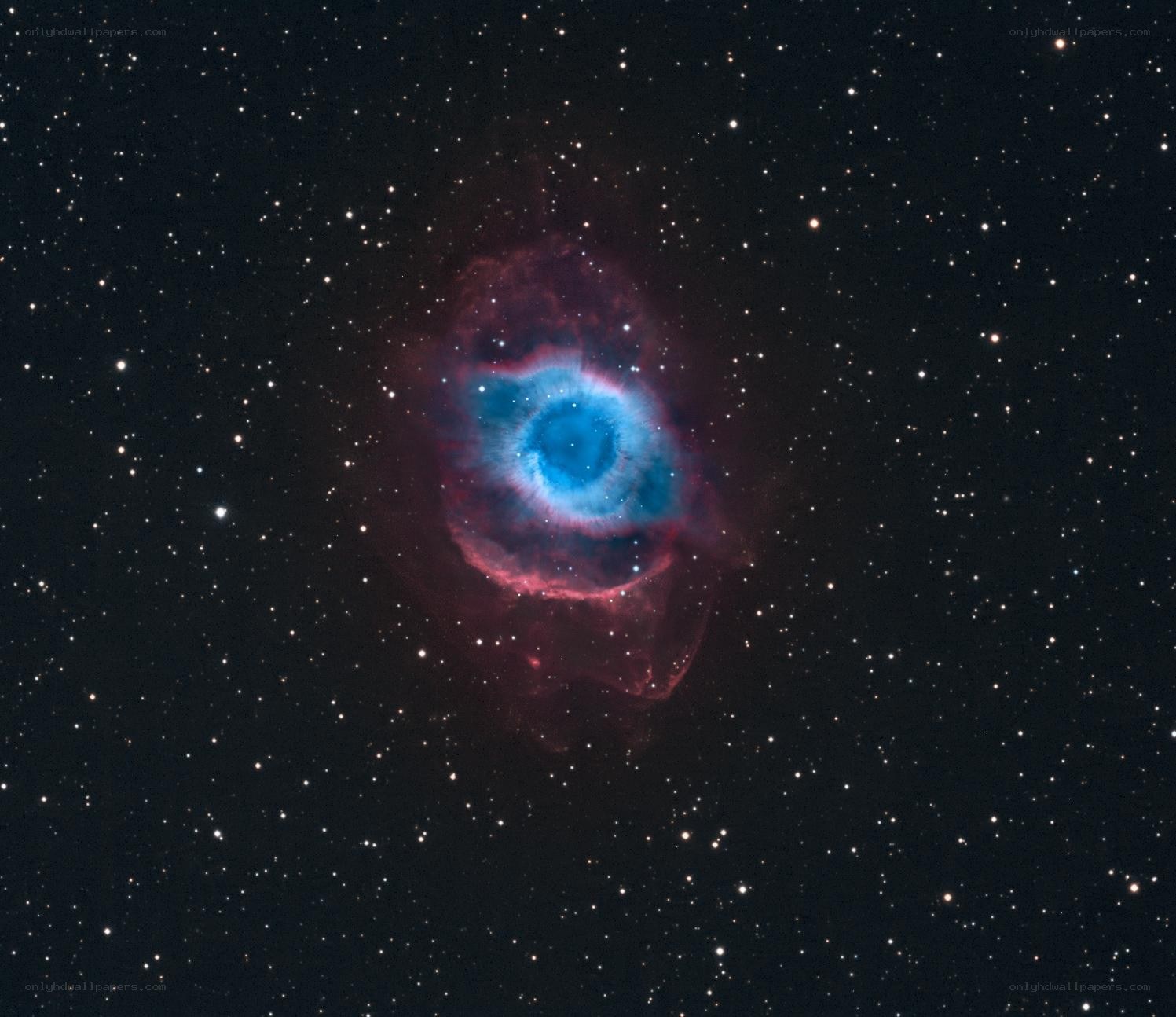 Helix Nebula in space
