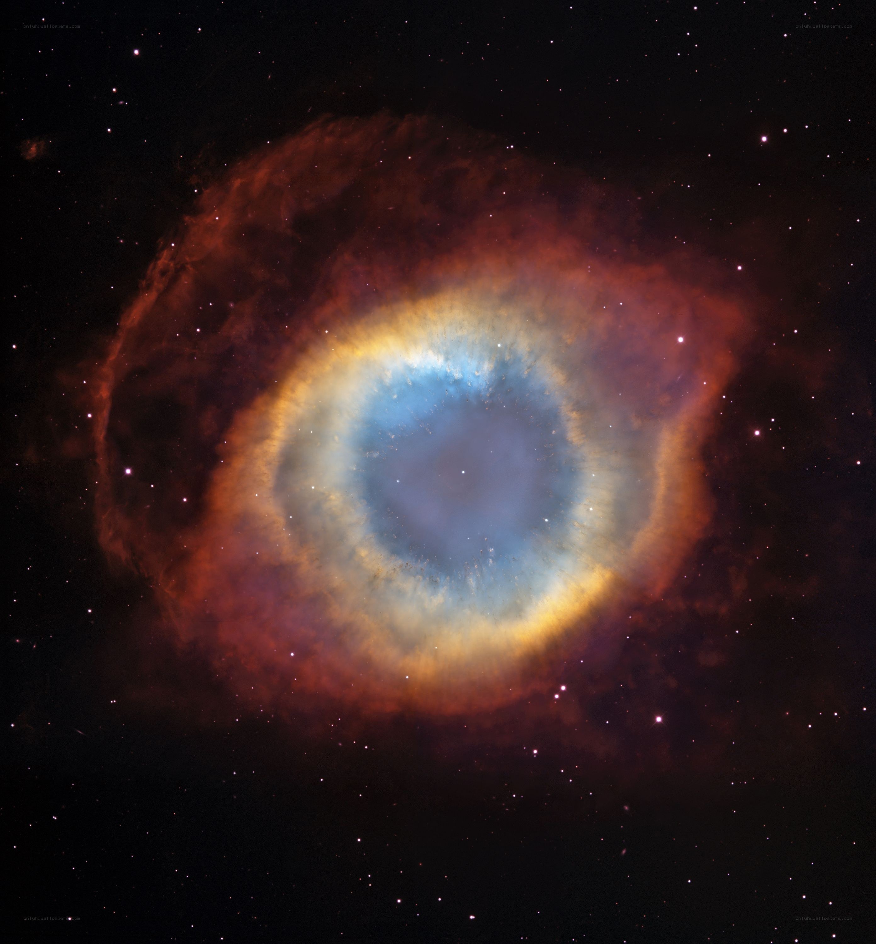 Helix Nebula in space