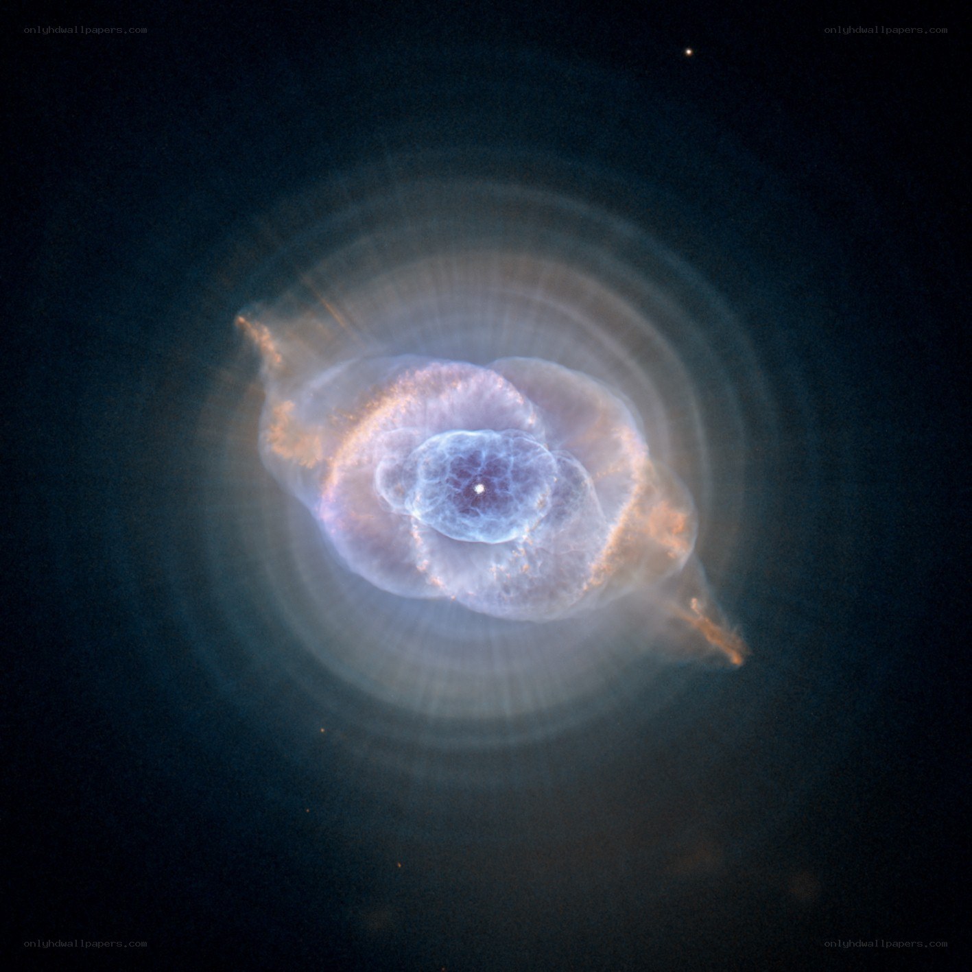 Helix Nebula in space