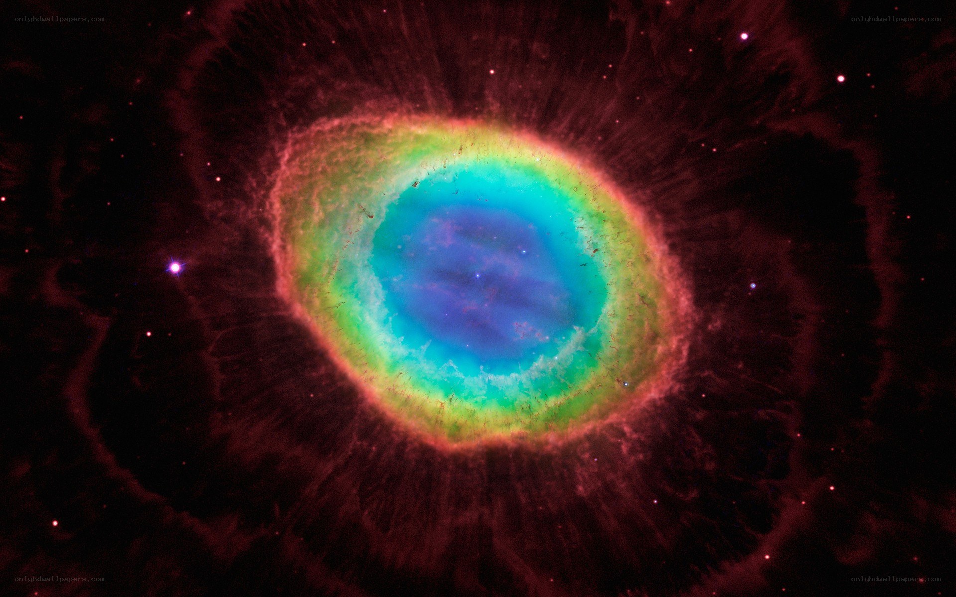 Helix Nebula in space