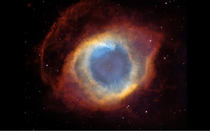 Helix Nebula in space