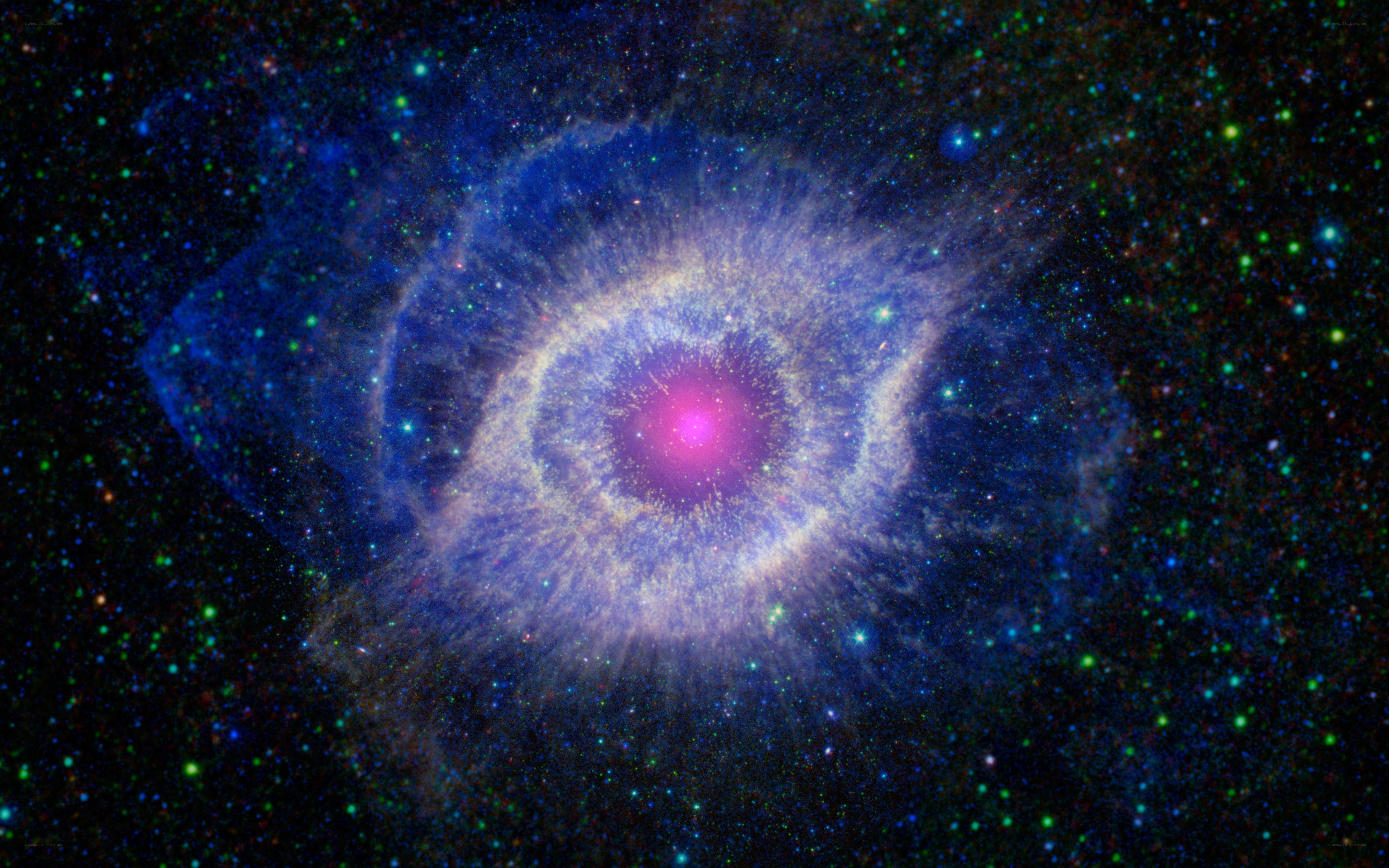 Helix Nebula in space