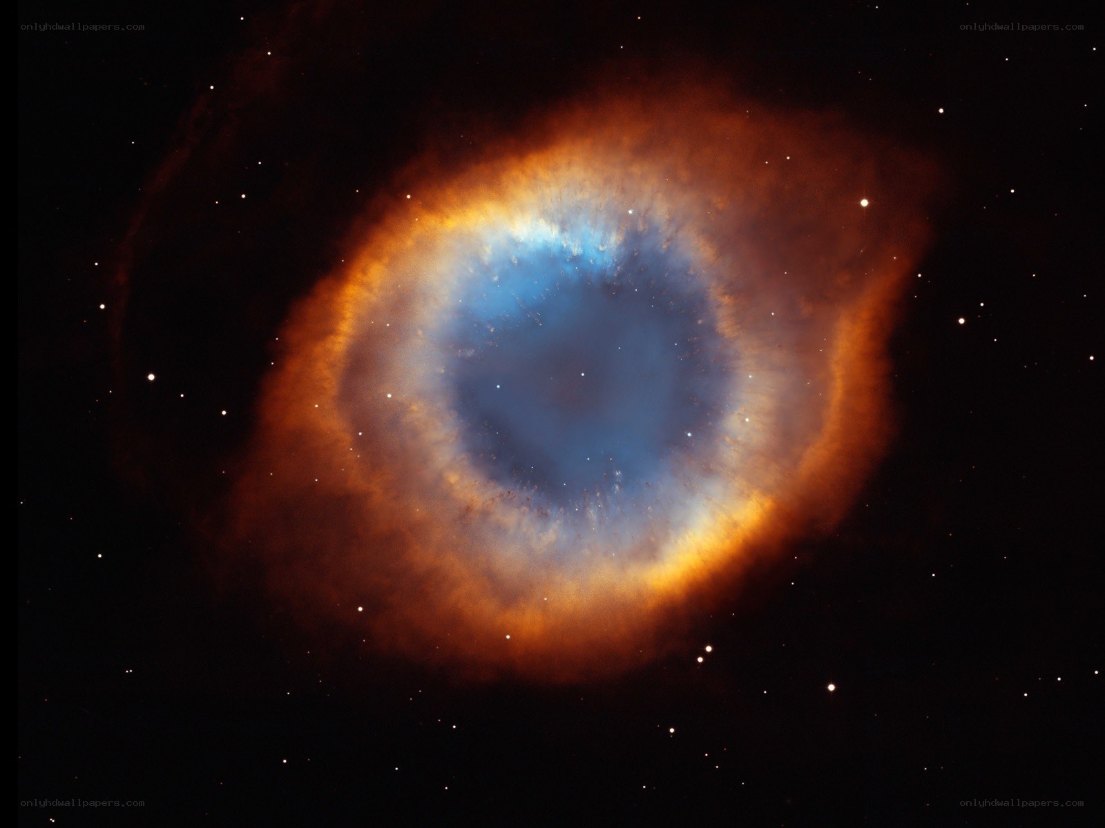 Helix Nebula in space