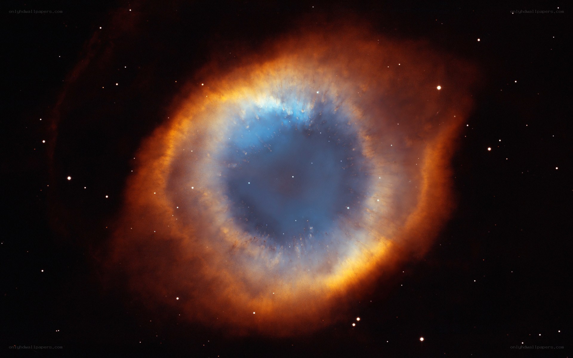 Helix Nebula in space
