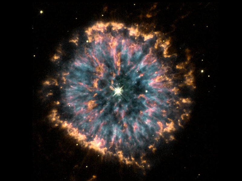 Helix Nebula in space