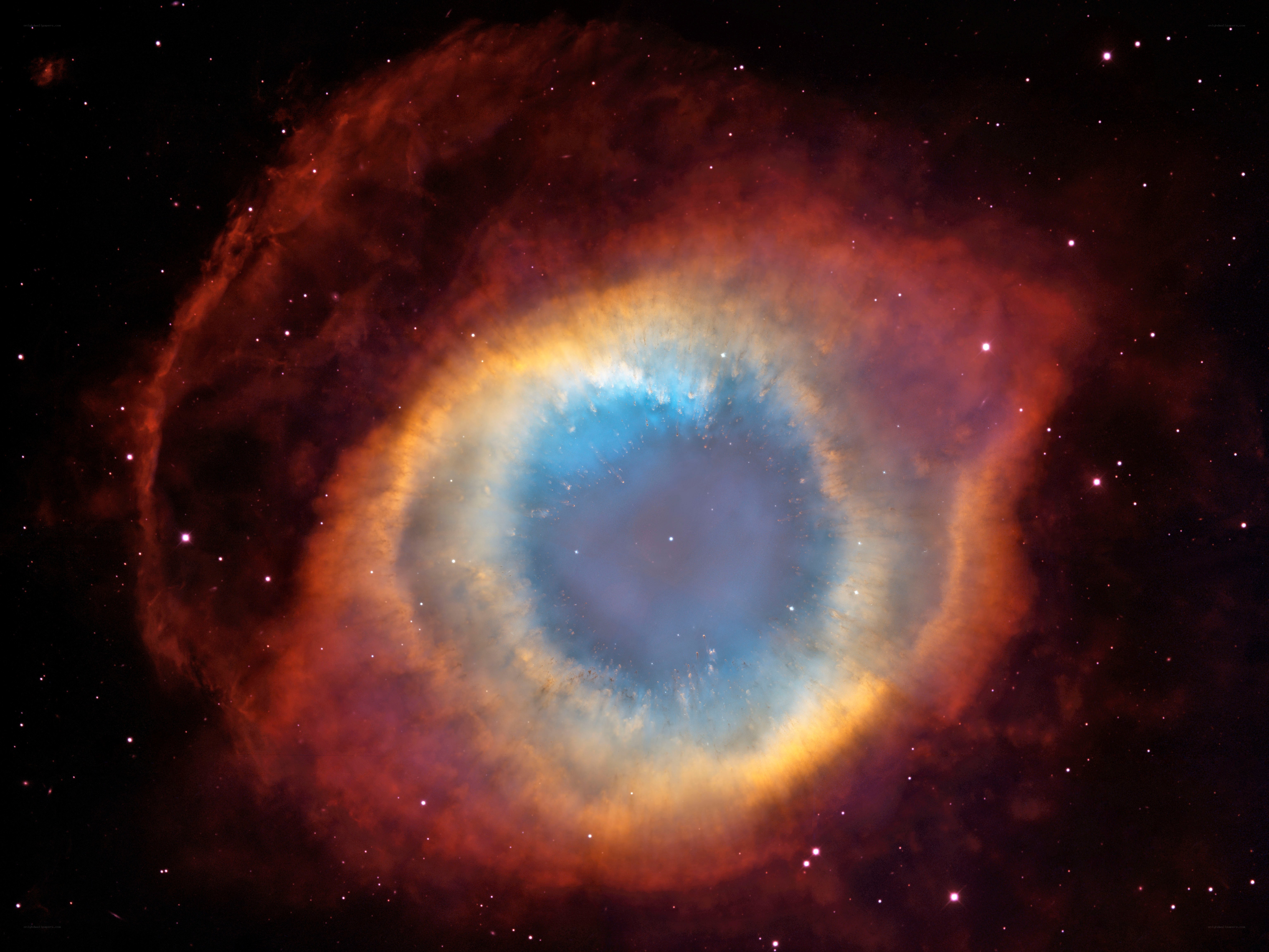 Helix Nebula in space